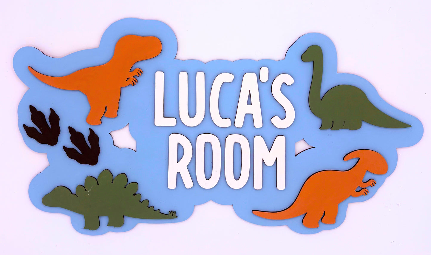 Personalized Dinosaurs Name Sign