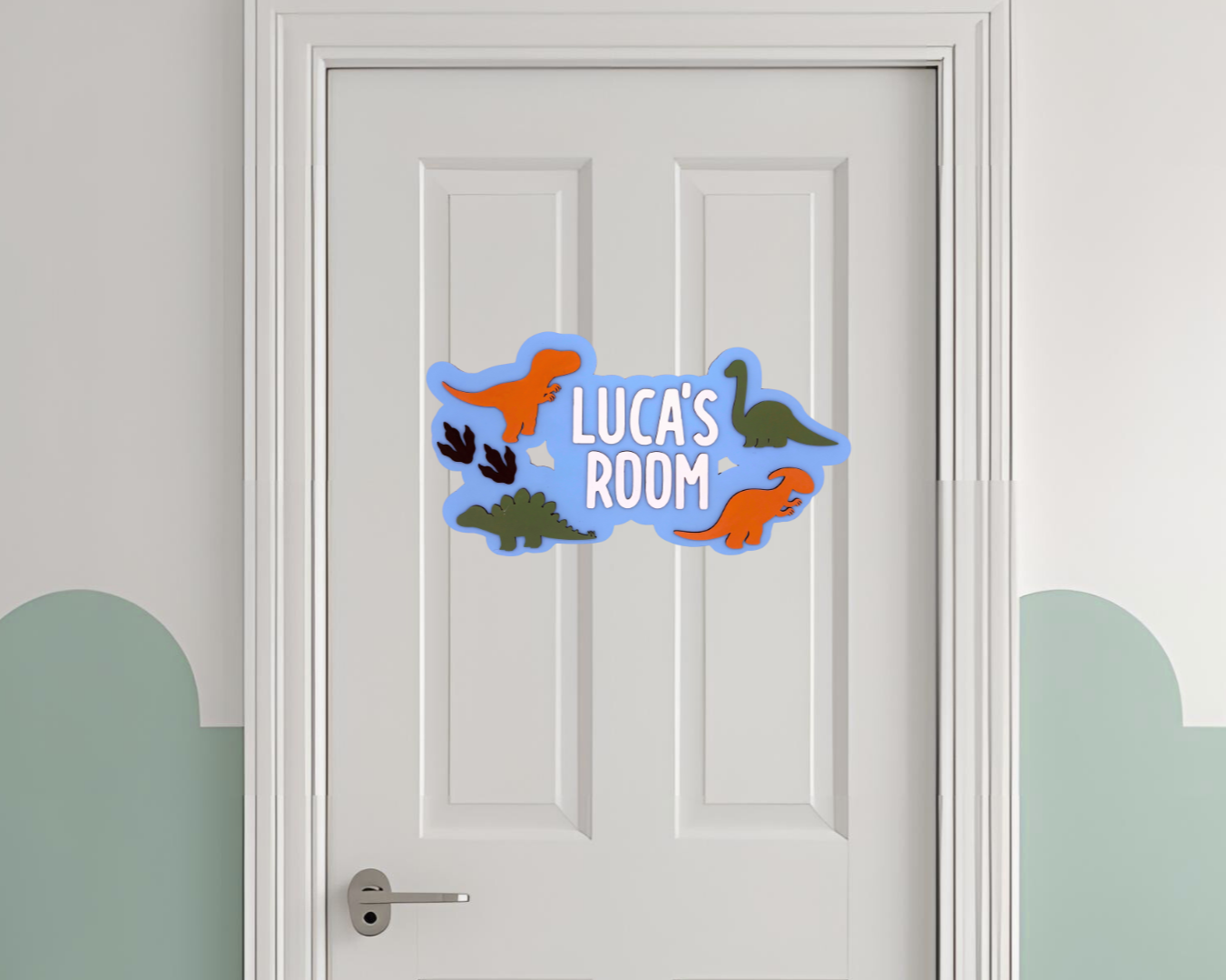 Personalized Dinosaurs Name Sign