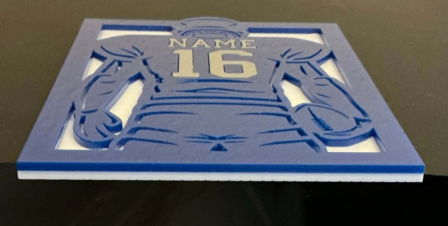Football Player Back N J Creations, LLC