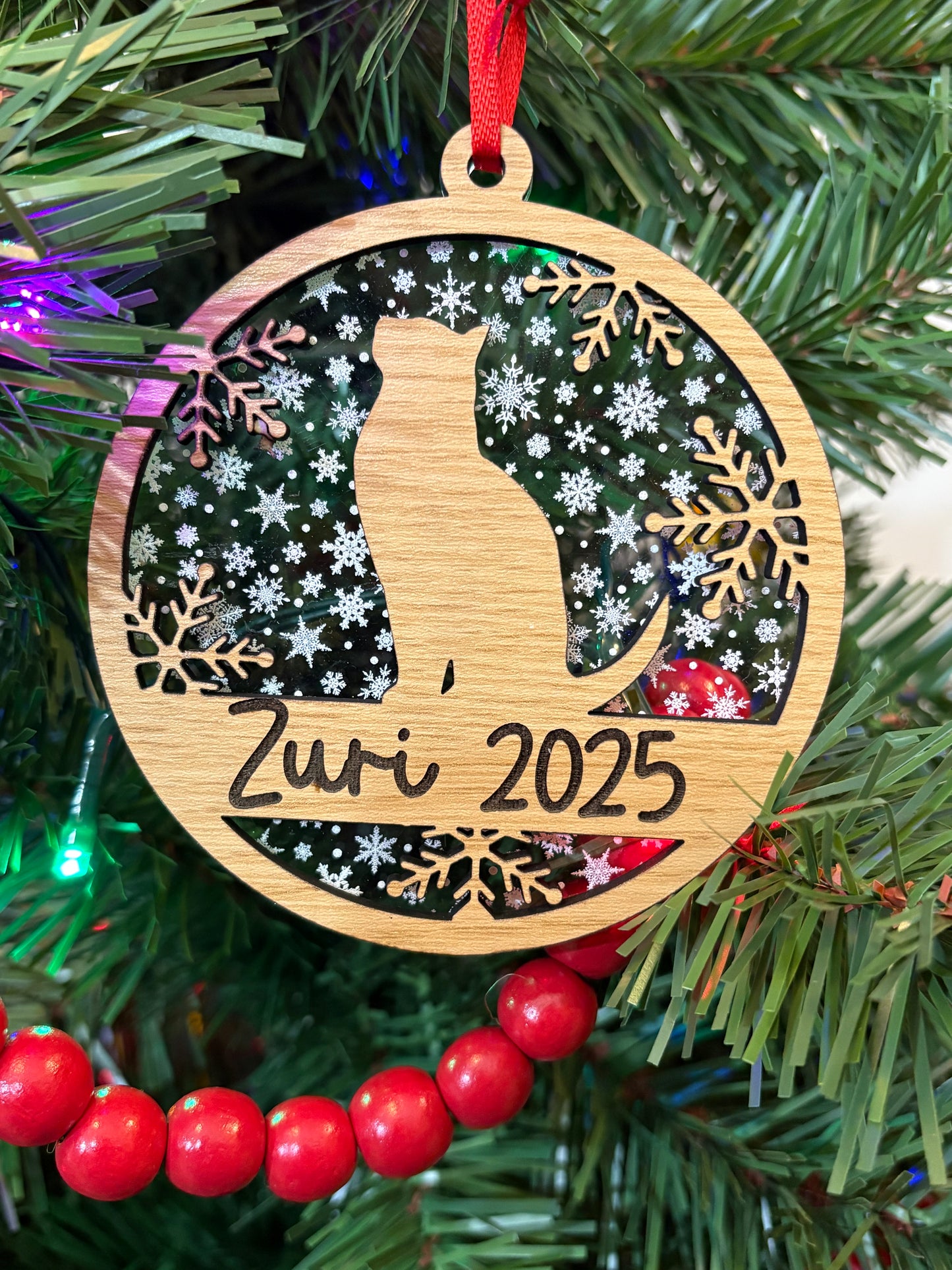 Personalized Cat Ornaments