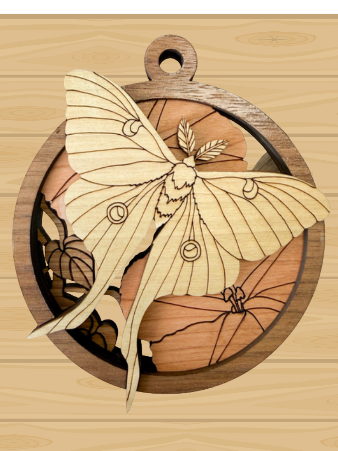 Luna Moth Ornament