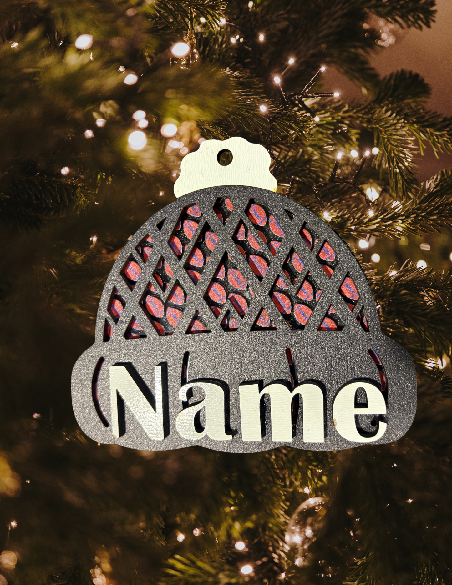 Personalized Hat Ornaments
