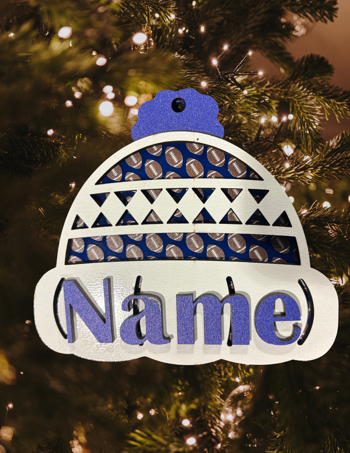 Personalized Hat Ornaments