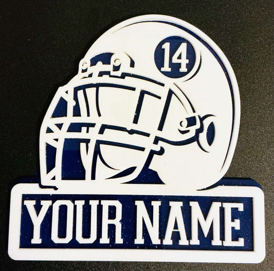Football Helmet N J Creations, LLC