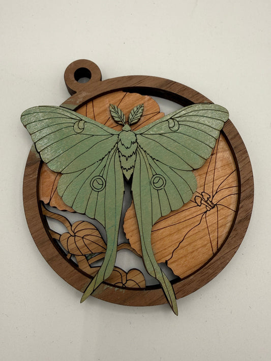 Luna Moth Ornament