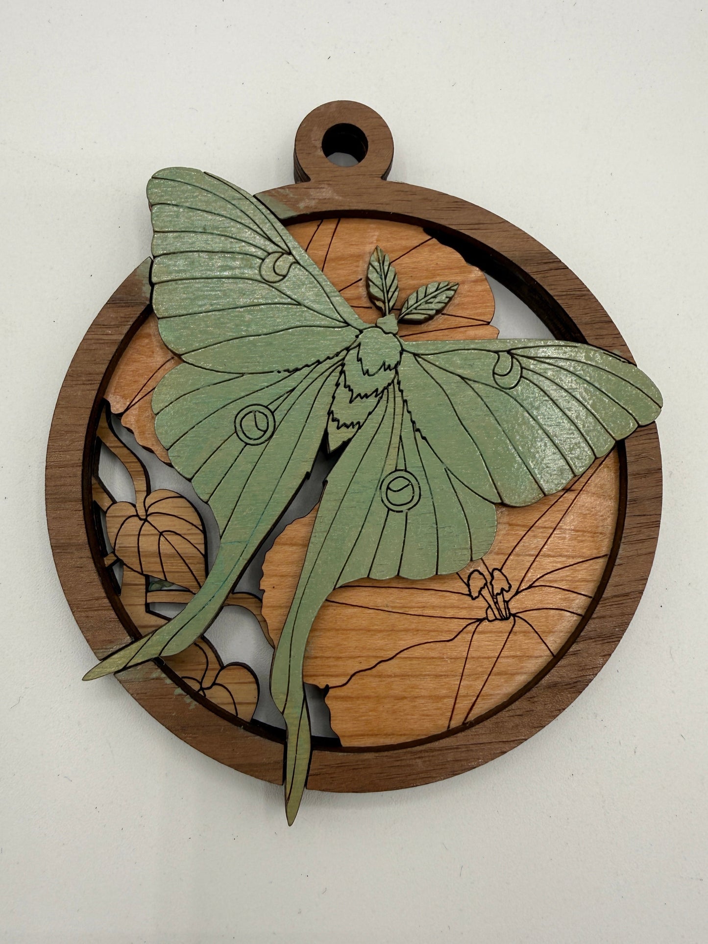 Luna Moth Ornament