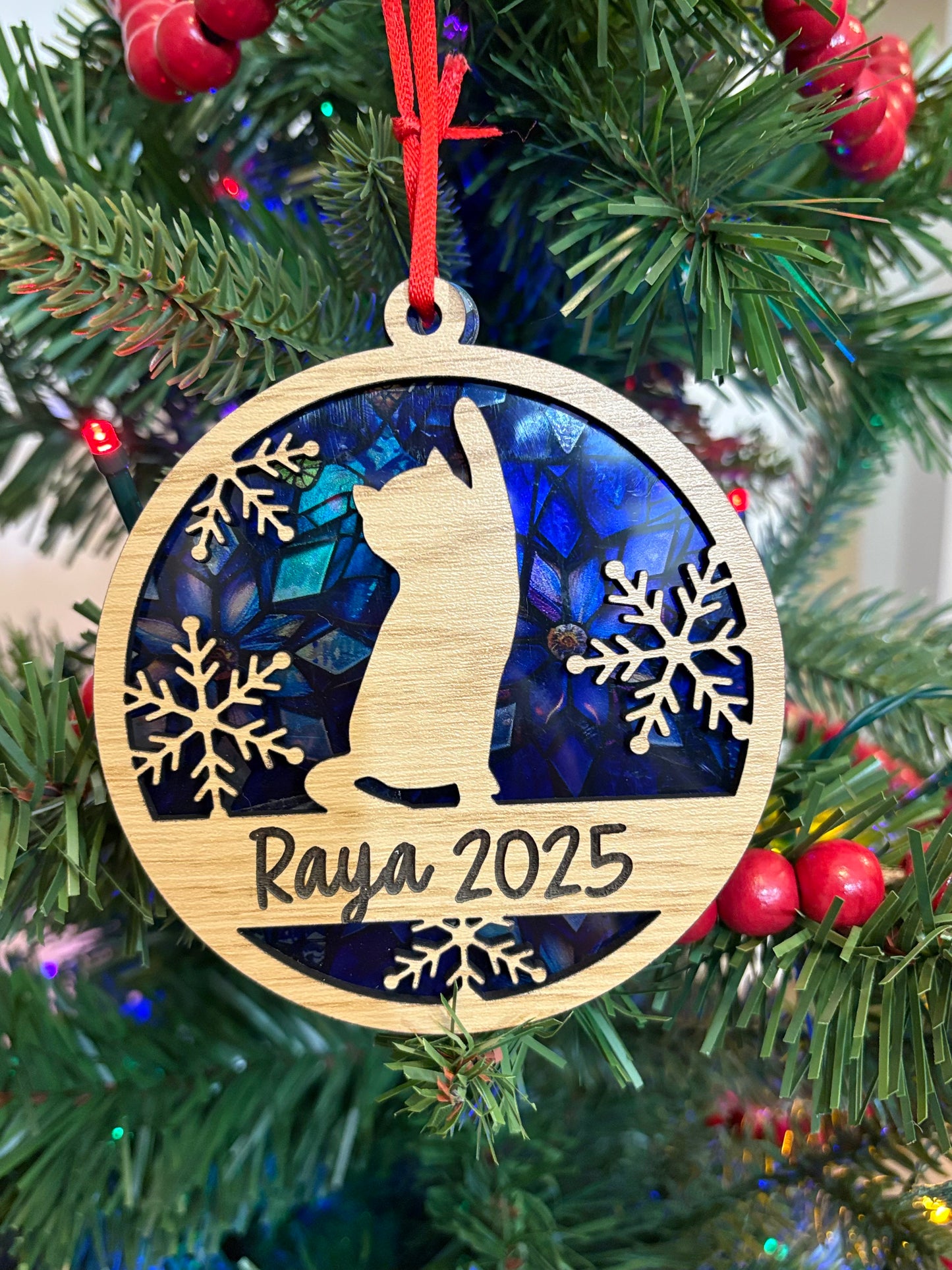 Personalized Cat Ornaments