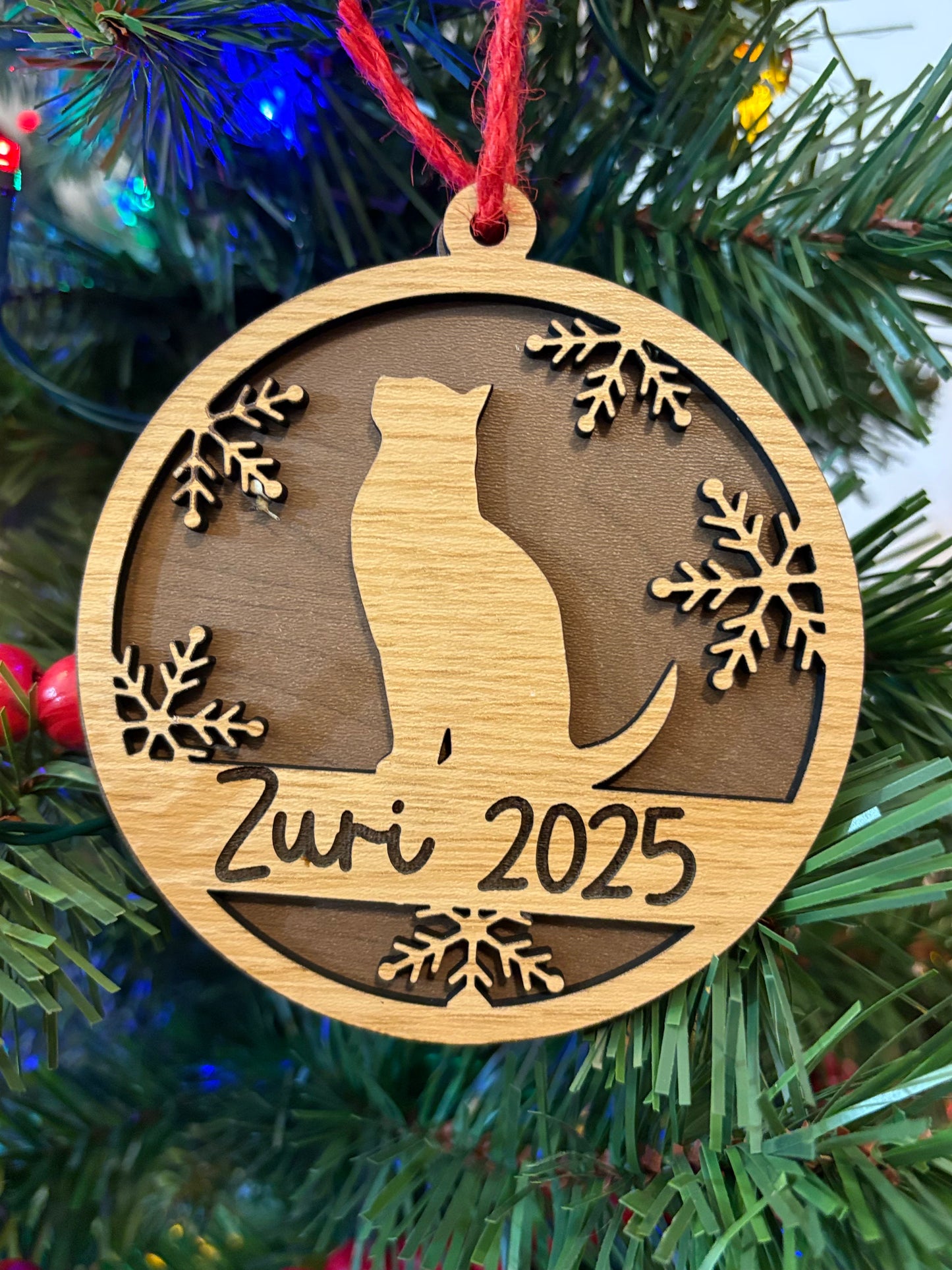 Personalized Cat Ornaments