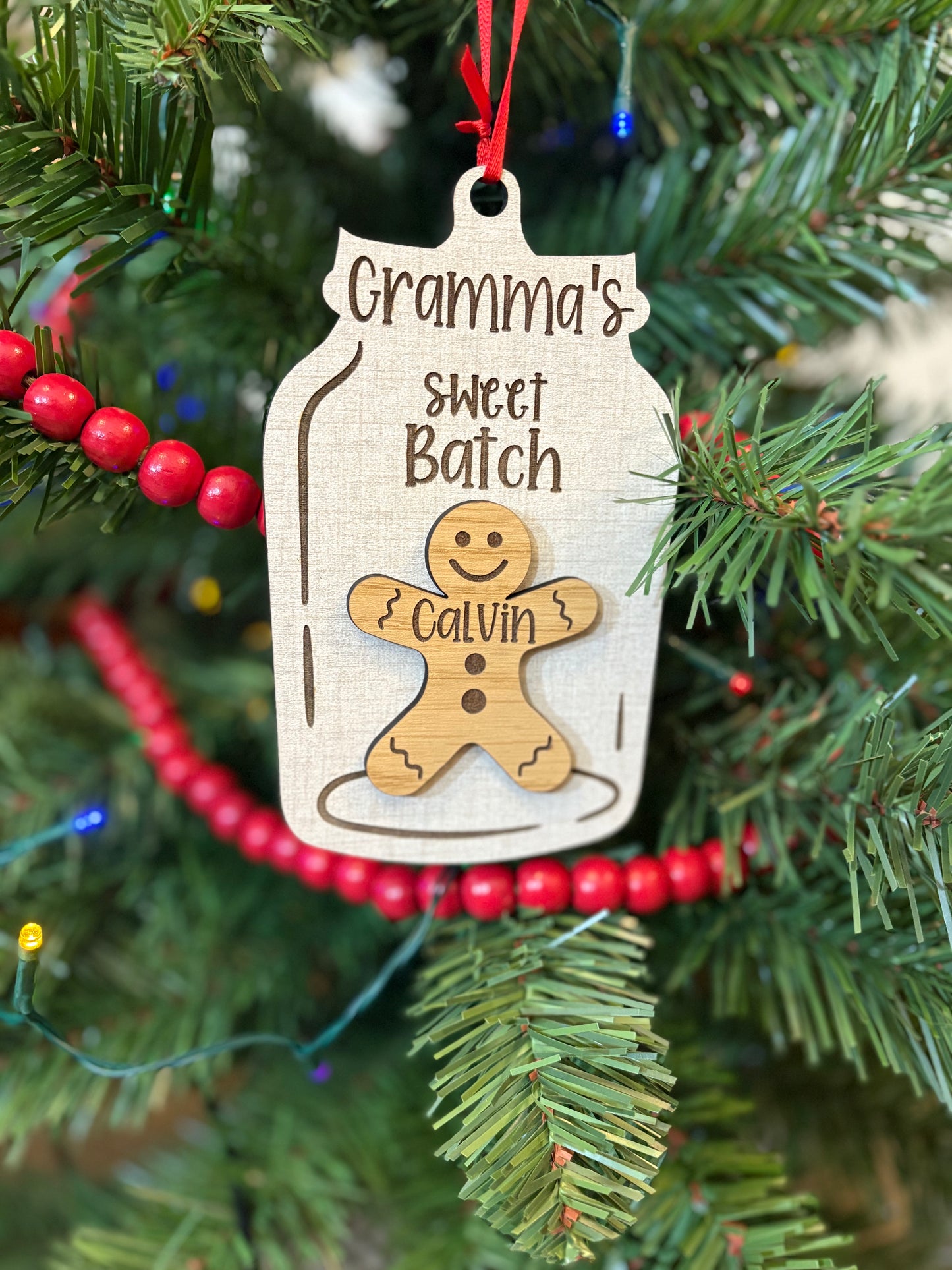 Personalized Family Gingerbread Ornaments