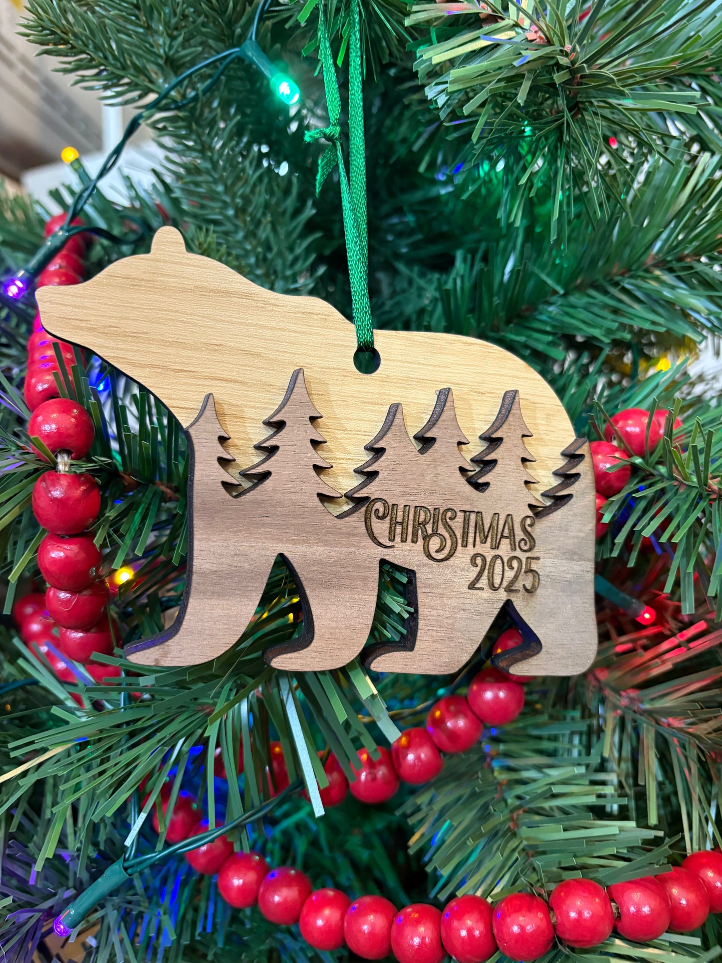 Personalized Bear Ornaments