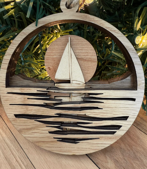 Sailboat Ornament