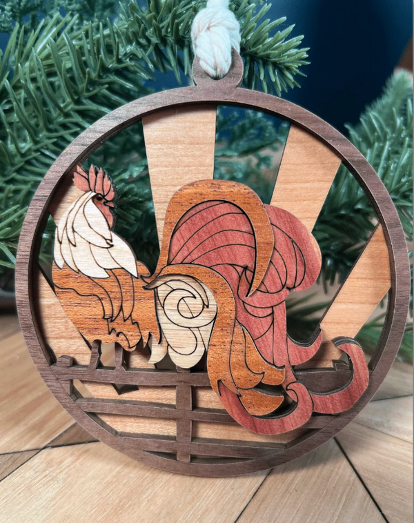 Rooster Ornament