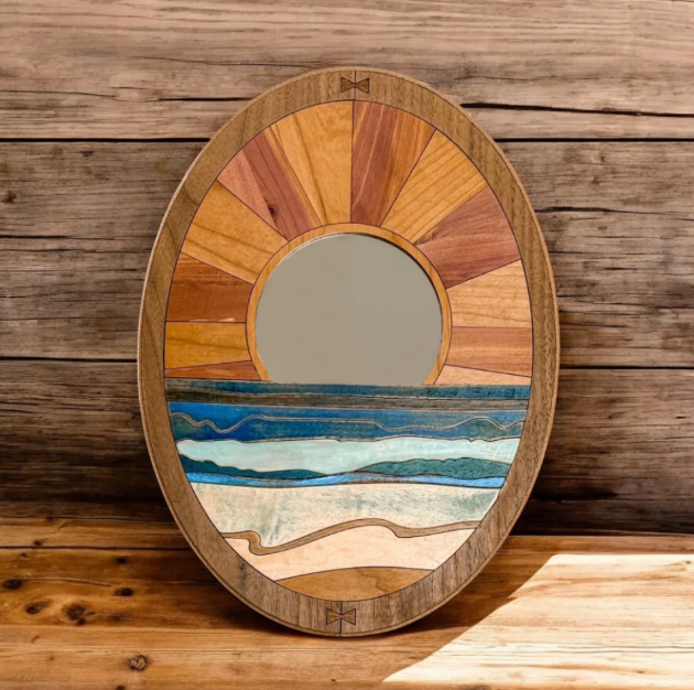 Beach Landscape Mirror