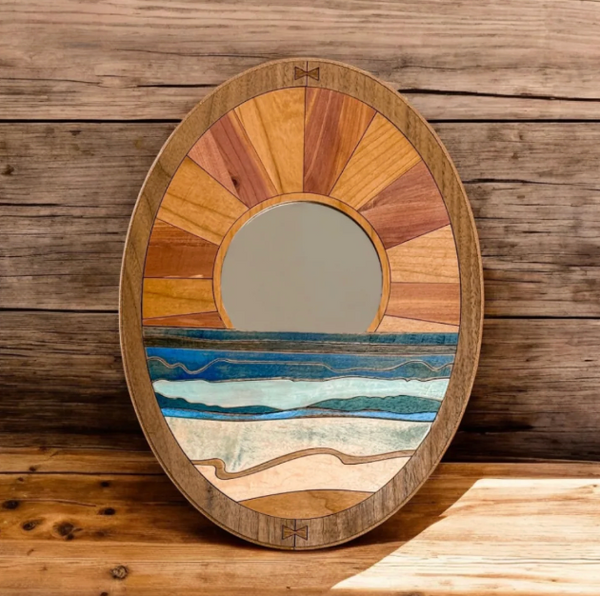 Beach Landscape Mirror
