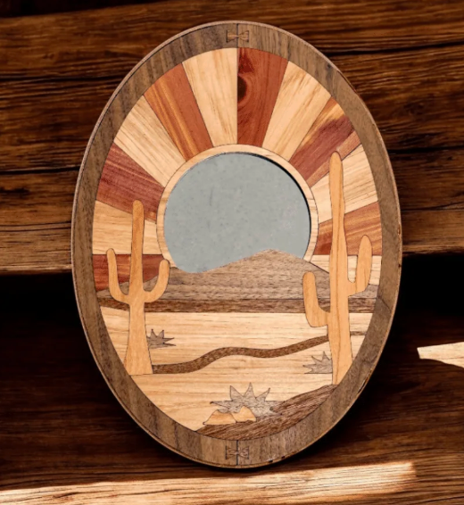 Desert Landscape Mirror