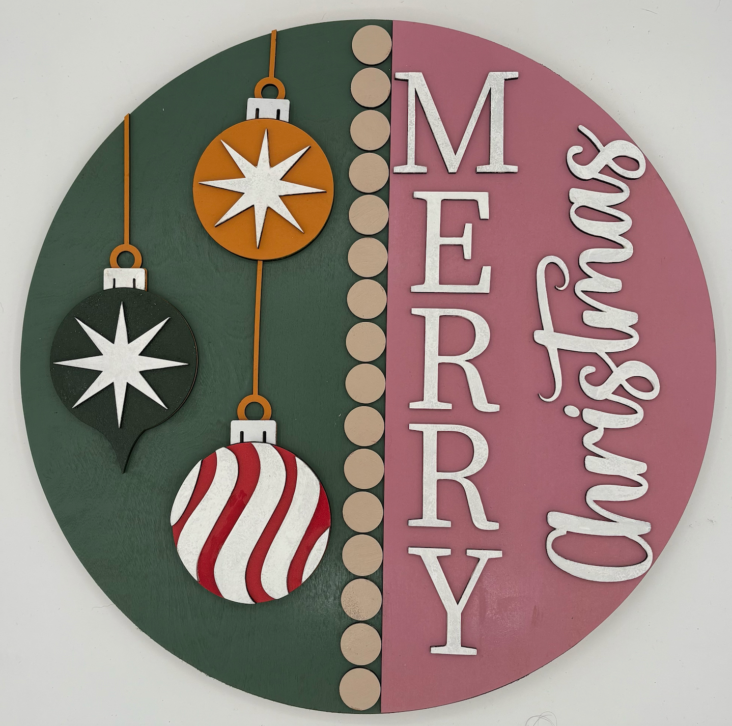 Merry Christmas with Ornaments