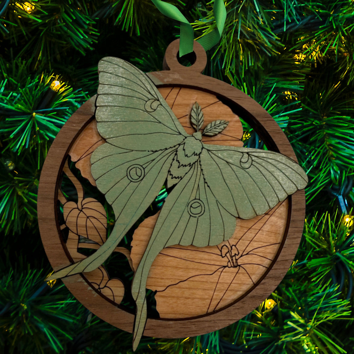 Luna Moth Ornament