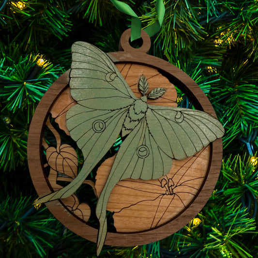 Luna Moth Ornament